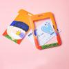 Student Hang Rope Card Holder Oil Painting Card Case Bus Card Protection Cover Pull Badge Holders