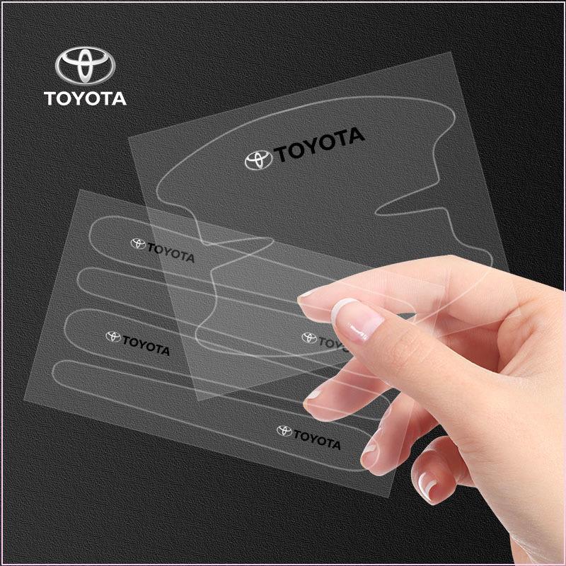 Car Anti-scratch Protective Film Car Door Handle Stickers for TRD Toyota Corolla Auris Yaris Rav4 CHR Camry40 Prius