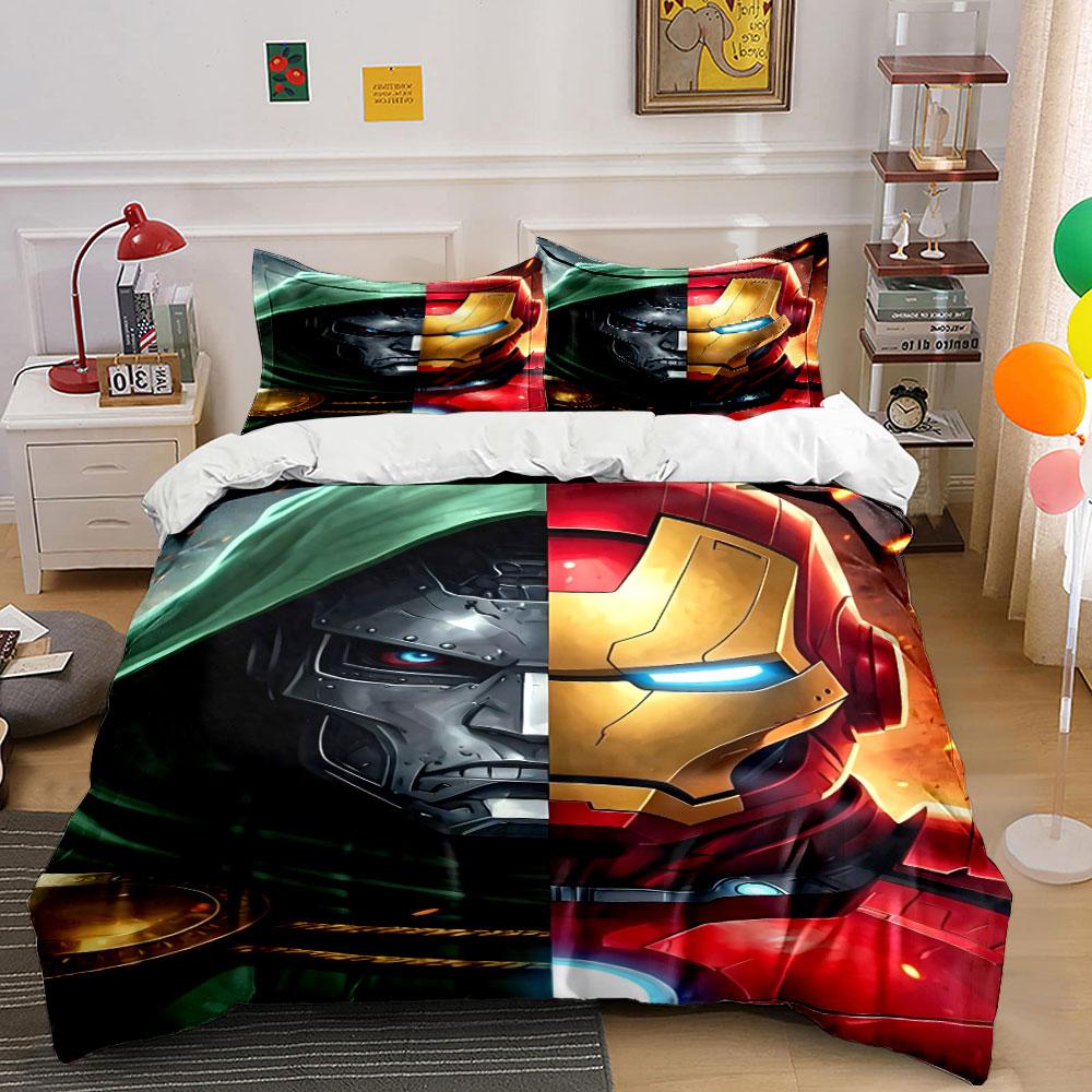 "Dual Heroes Clash Elegance" Bedding sets Duvet covers Pillowcases(1* Duvet Cover 2* Pillowcases without duvet insert)