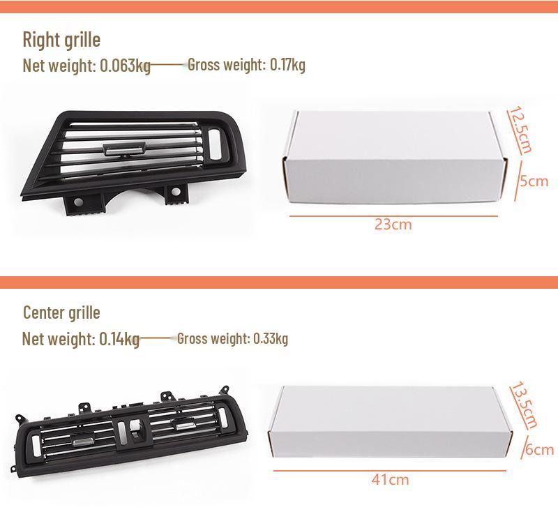 BMW 5 Series F10/F18 Center Console Air Vent Grille Panel Accessories