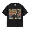 Its Never Lupus Dr House Vintage Graphic T Shirts Funny Unisex Gothic Clothing Tops Tshirt Unisex 100 Cotton Short Sleeve Tshirt
