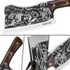 WXCOO Handmade Butcher Knife Multifunctional Kitchen Knife for Cutting Fruit Vegetable Bone Chopping Chef Knife Stainless Steel