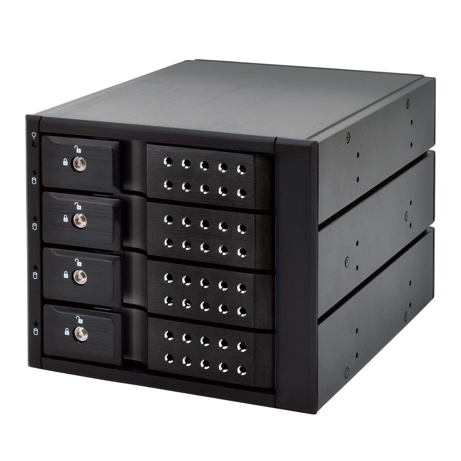 

Century iStarUSA Series Removable Rack 4Bay Model V2 BPN-DE BPN-DE340SS-BK2_FP