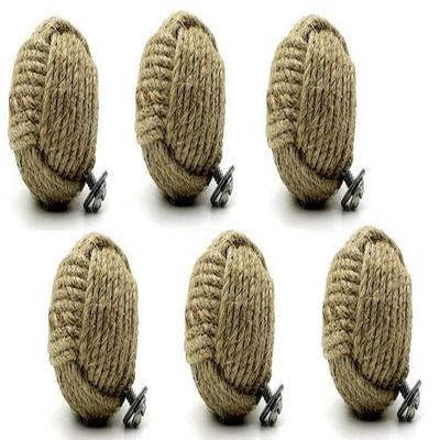 Jute Rope Handmade Handles Drawer Handles for Wardrobes, Cupboards and Kitchen Cabinets