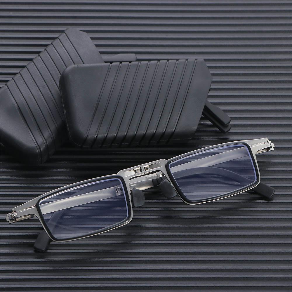 With Glasses Case Anti Blue Light Presbyopia Eyeglasses Hyperopia Eyewear Foldable Reading Glasses