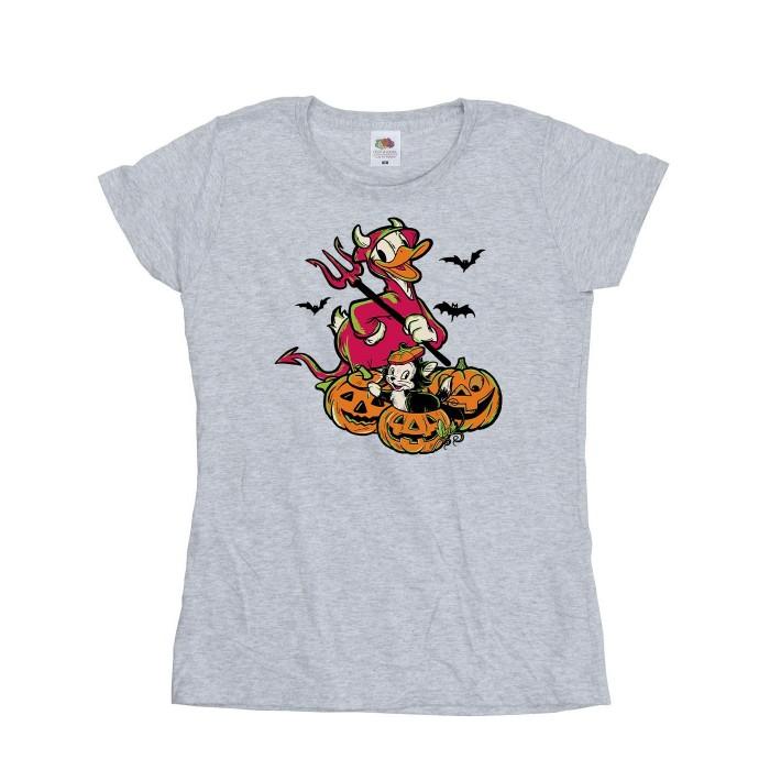 Disney Womens/Ladies Donald Duck Devil T-Shirt