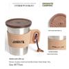 304 Stainless Steel Camping Coffee Cup with Cork Sleeve