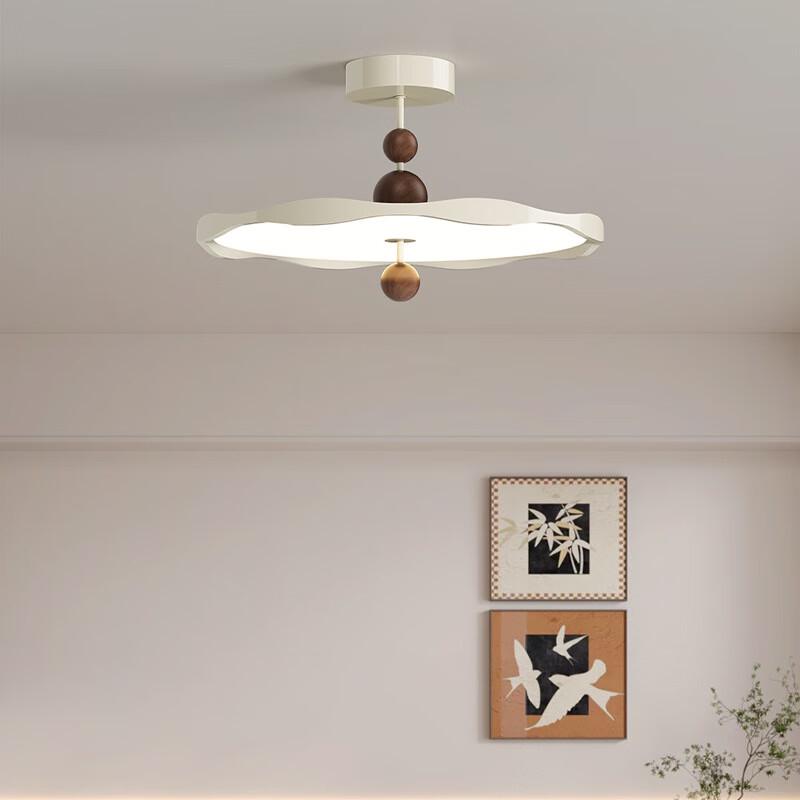 French Cream Style Vintage Wood Grain Emergency Light (Tmall Genie)