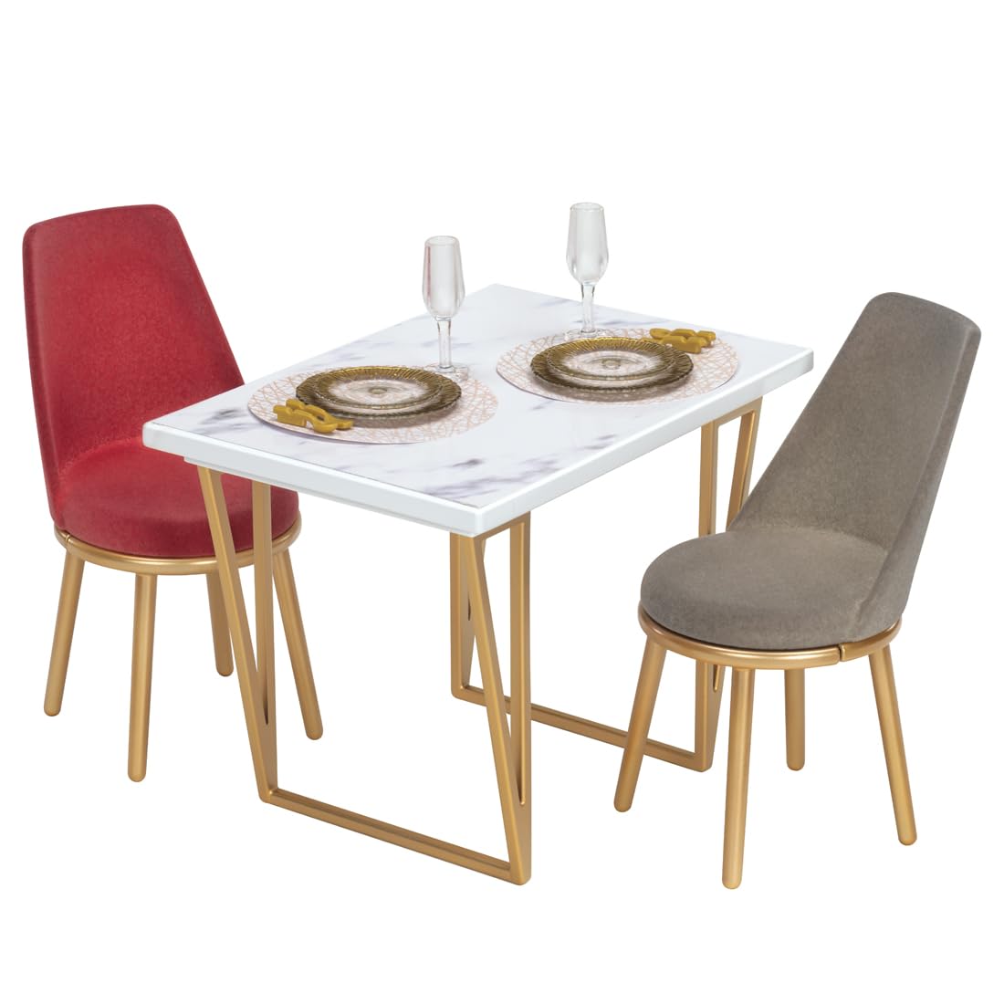 

Takara Tomy Licca-chan LF-09 Interior Coordination Dining Table Set (Francfranc Collaboration) Dress-Up Pretend Play Toy for Ages 3 and Up
