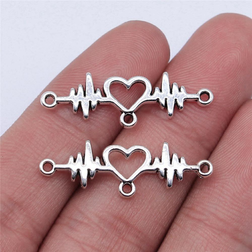 Accessories Parts Infinity Heart Love Connector Minimalist Jewelry Components QA027