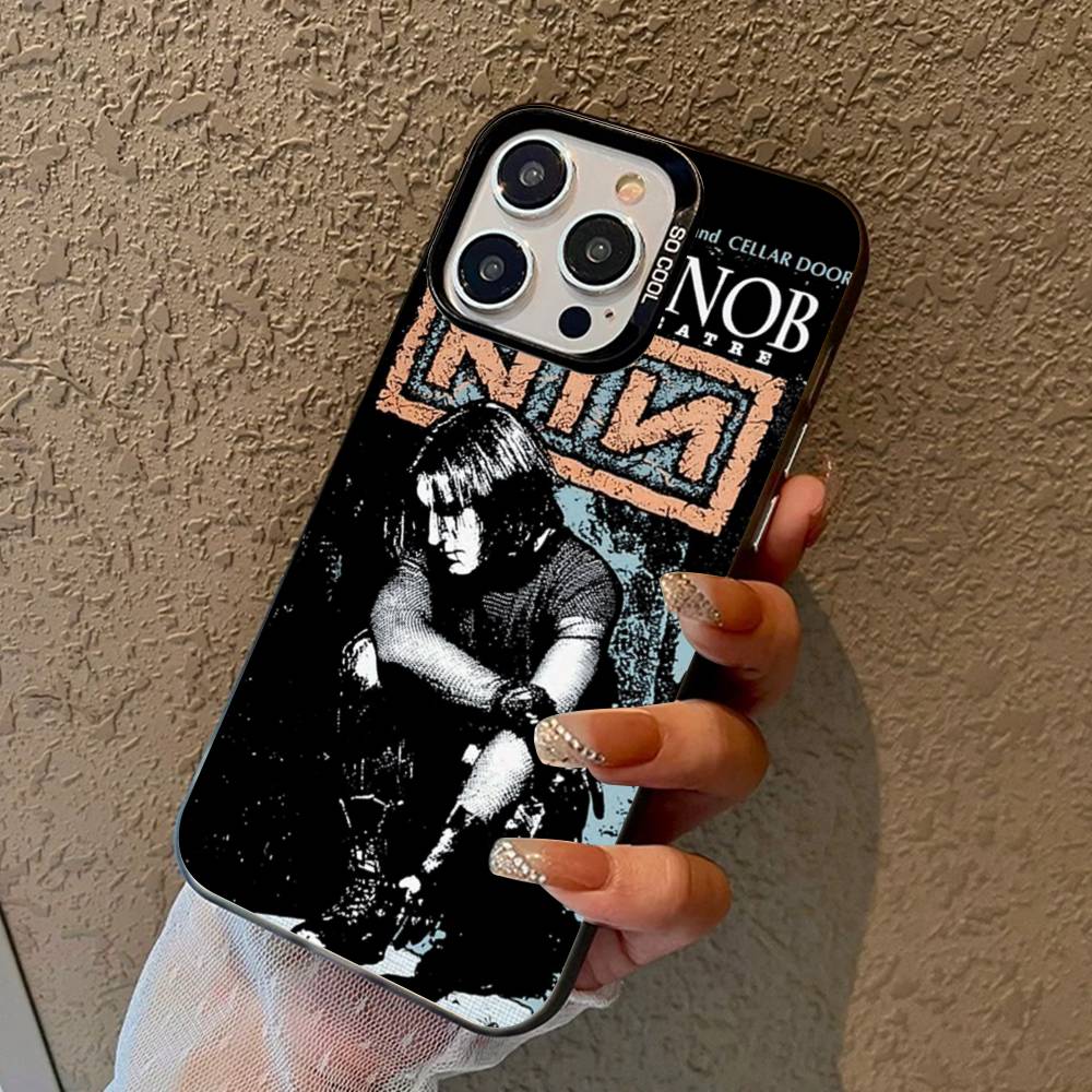 Industrial Rock Nine Inch Nails Band For IPhone 17 16 15 14 13 12 11 Pro Max Plus Matte Color Back Phone Cover