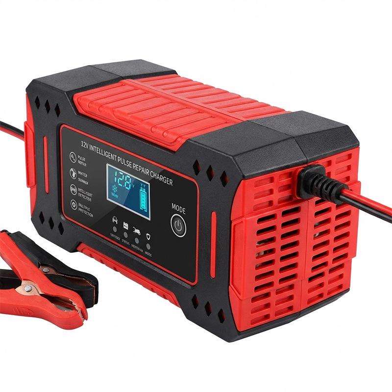 

12V Lead-Acid Battery Charger with Auto Stop for Motorcycle, Car, and EV