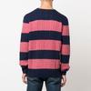 Polo Ralph Lauren FW22 Striped Logo Embroidered Crew Neck Long Sleeve Cashmere Sweater Men Sweater Multicolor 710876870-003