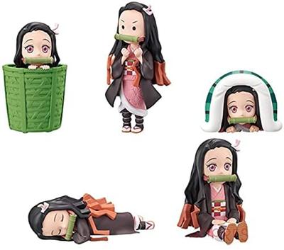 Banpresto Demon Kimetsu No Yaiba World Collectible Figure Kamado Nezuko Collection II Complete Set of 5 Slayer