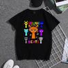 Kids Boys Cute Music Cartoon Characters Graphic TShirt Soft Cotton Crew Neck Tee Casual Summer Wear for School  Playdf0018