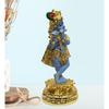 India Lord Krishna Idol | Gold Plated Krishna Statue | Standing Krishna Playing Basuri | Krishna ji for Pooja & Gifting |