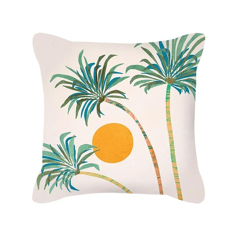 

Peach Skin Pillowcase Living Room Office Cushion Cover Nordic Simple Home Sofa 66x66cm бордовый