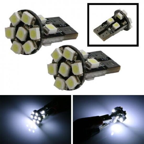 (2) Ксеноновый Белый 360° 13-SMD 168 194 2825 Светодиодные Лампы Для Автомобильных Номерных Знаков
