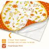 AOBKIAT Fall Thanksgiving Napk,24PCS Orange Pumpkin Maple Leaf Styles Guest Disposable Napk,for Autumn Harvest Holiday Dinner Party Supplies