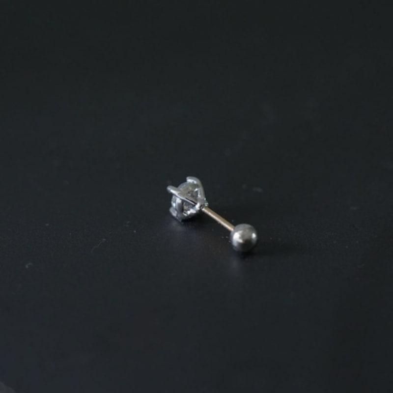 Youngglow 14k 4prong Lab Diamond Piercing