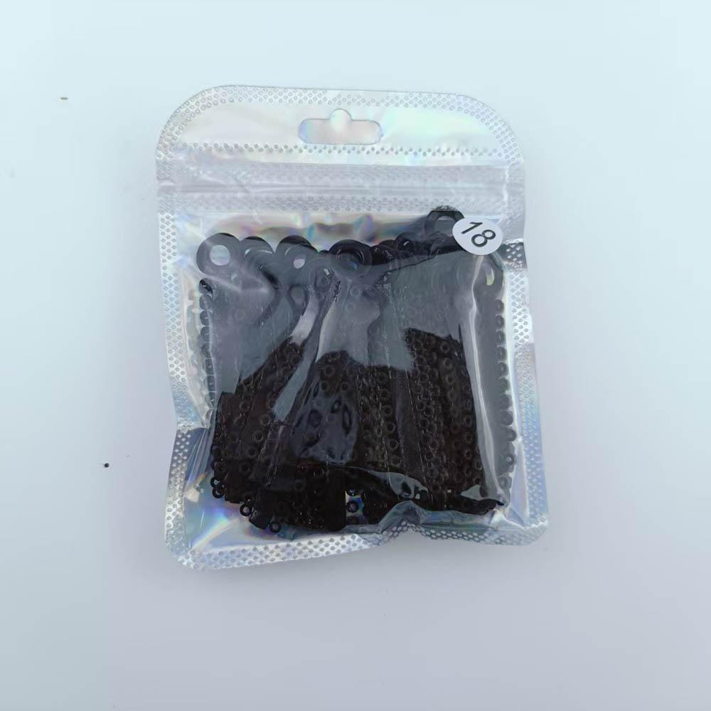 

Ортодонтические эластичные лигатуры, стоматологическая эластомерная резинка, цветное уплотнительное кольцо для брекетов, стоматологические материалы чёрный