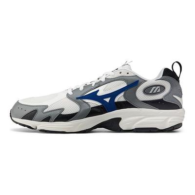 Retro Versatile Mesh Cushioning Non-Slip Wear-Resistant Low-Top Casual Running Shoes Men Sneaker White Blue D1GH212902