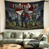 Resident Evil Wall Tapestry Aesthetic Wall Hanging Printed Fabric Blanket Decorative Tapestries For Bedroom Living Room Home Decor