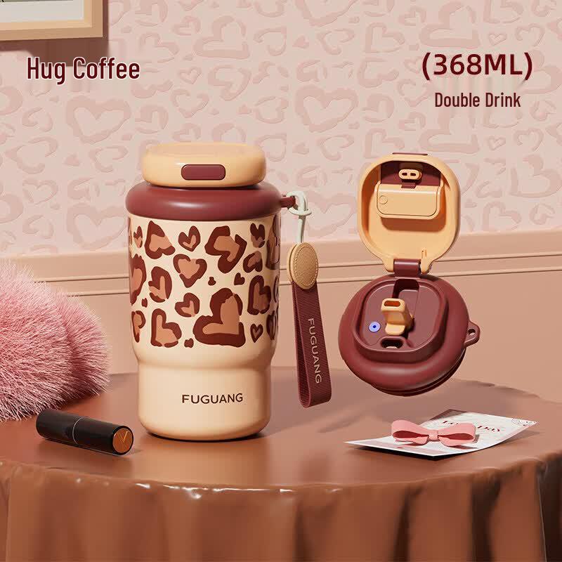 Fuguang Portable Cloud Design Titanium Thermos Coffee Cup
