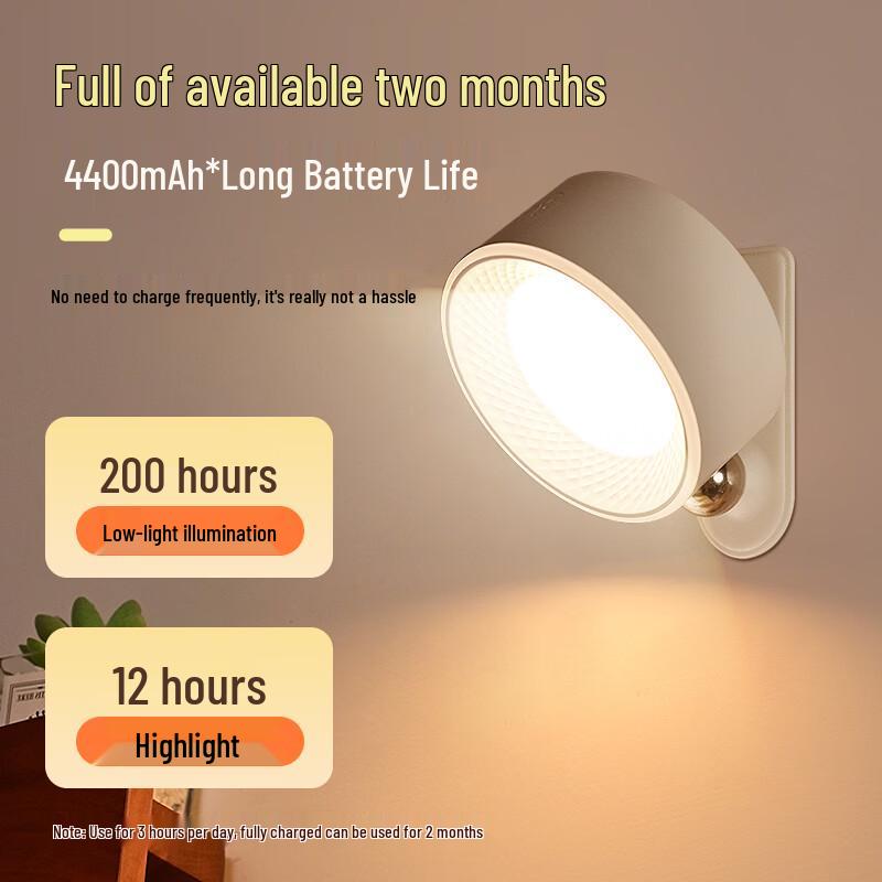 Magnetic Rechargeable Bedside Reading Lamp