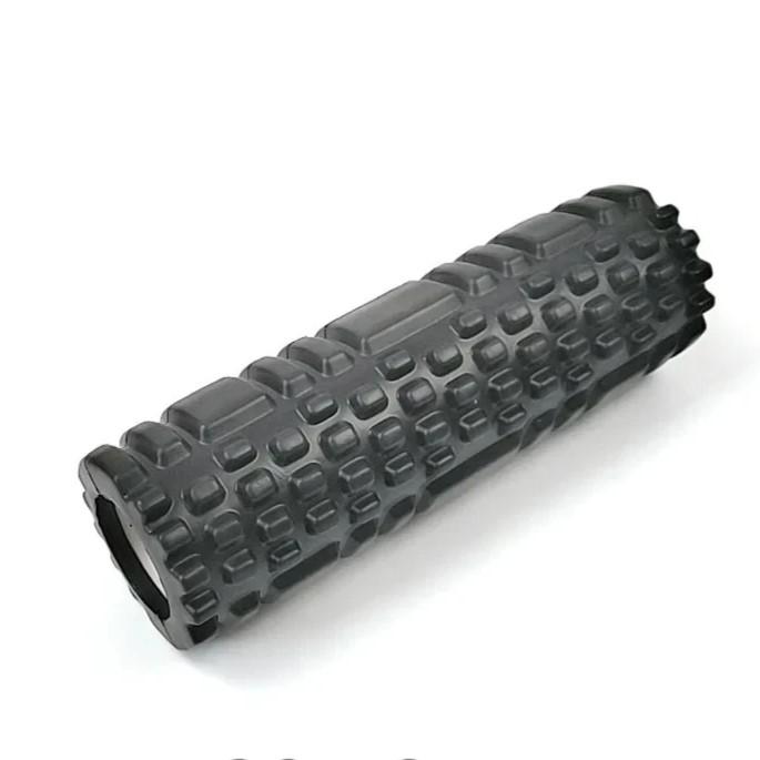 Hollow Yoga Massage Roller - Foam Material Muscle Training, Exercise & Yoga Assistant Equipment чёрный