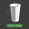 Miaojiayi Einweg-Weißpapierbecher