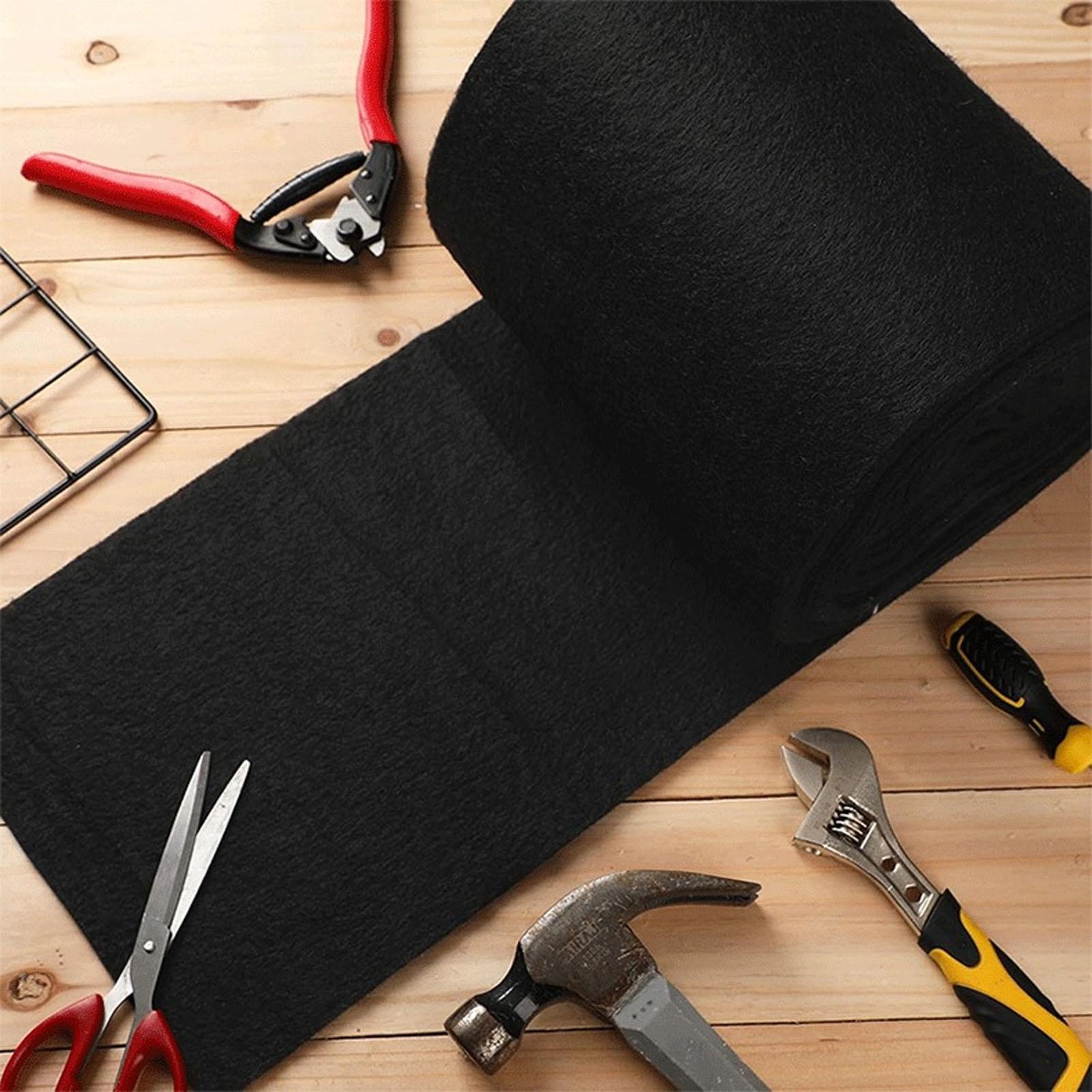 Konnwei Unisex 32.8Ft Roof Vent Filter Roll Activated Carbon Attic Roof Exhaust Ventilation Filter Mesh Water Proof Easy Install