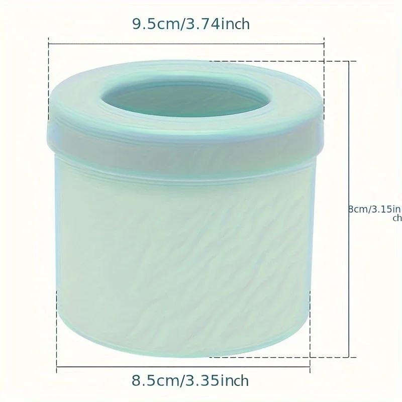 Silikon iskubform Rund ishink Hemlagad DIY Kylskåp Frys ismaskin Kreativ iskubform Barware-verktyg