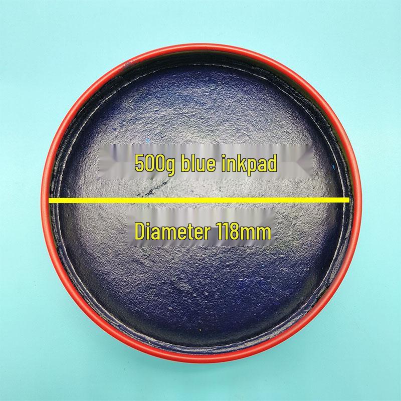 Free Shipping: 10 Red Portable Mini Inkpads for Fingerprint & Finance Use, 10g Each