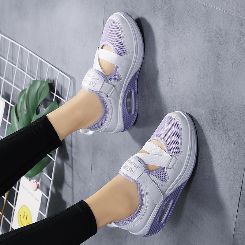 Παπούτσια Ροκ με Αγκράφα Αθλητικά Casual Παπούτσια με Αερόσολα Αναπνέοντα Παπούτσια Περιπάτου Παπούτσια Μαμάς Παπούτσια Ηλικιωμένων