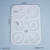 Crystal Epoxy Resin Mold DIY Crafts Jewelry Pendant Mold Handmade Multi-style Earrings Eardrop Danglers Silicone Mould