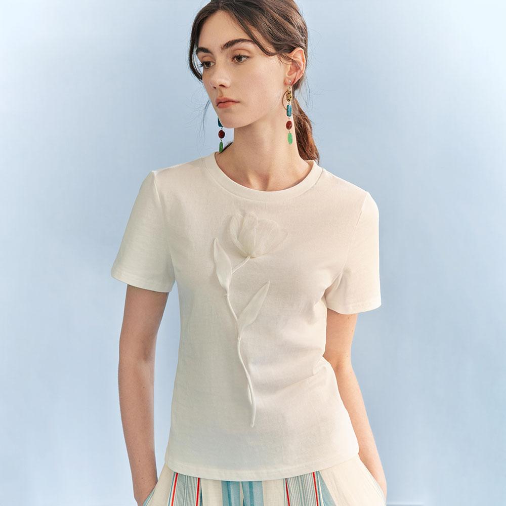 Waiwaiaiem Yy_Flower Tulip White Top