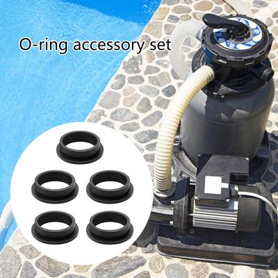 4/5Pcs L-Shape O-Rings Gasket for 11228 11412 Sand Filter Pump Motor Sand Filter Pump Parts L Rings Gasket Replacement