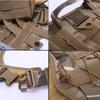 Tactisch Militair Vest voor Huisdieren Buiten Trainingsvest Hondentuig en Lijn Set Met Halsband Voor Middelgrote Grote Honden Duitse Herder