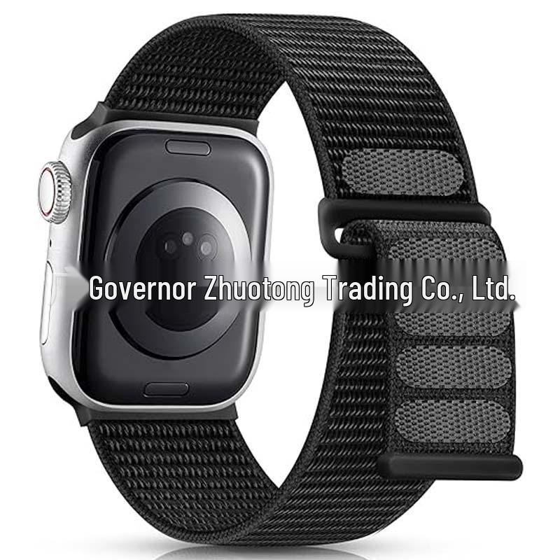 Compatible Apple iWatch11 Double Section Nylon Loop Strap Ultra3 Woven Band