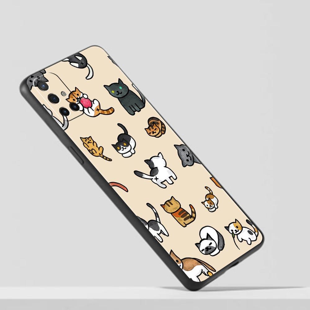 Cat Cute Kitten Cartoon Phone Case For OnePlus 10 9 Pro 9T 10R 9R 9RT 8T 8 7 6T 7T Nord 2T CE 2 5G N200 N10 N100 Soft Cover
