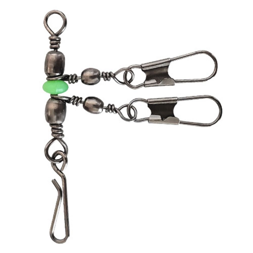 Interlock Snap Fishing Swivels Luminous Fishing Snap Tackle Fishing Pin Connector  Squid Jig