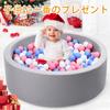 Ball Pit with 100 Colorful Balls - Ball House, Circular Foam Pool, Indoor Play Equipment, High-Density Foam, Soft and Fluffy Texture, Perfect for