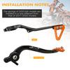 NICECNC For KTM EXC 300 2017-2023 EXC 250 EXCF 350 EXC 450 SX 125 SXF 250 SXF 450 XCW 300 Forged Brake Pedal Lever Shift Lever