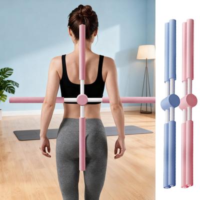 Yoga Stick Ergonomic Fitness Stick Neck Hump Corrector Rod Yoga Hunchback Corrector Extendable Stick Yoga Deportment Corrector