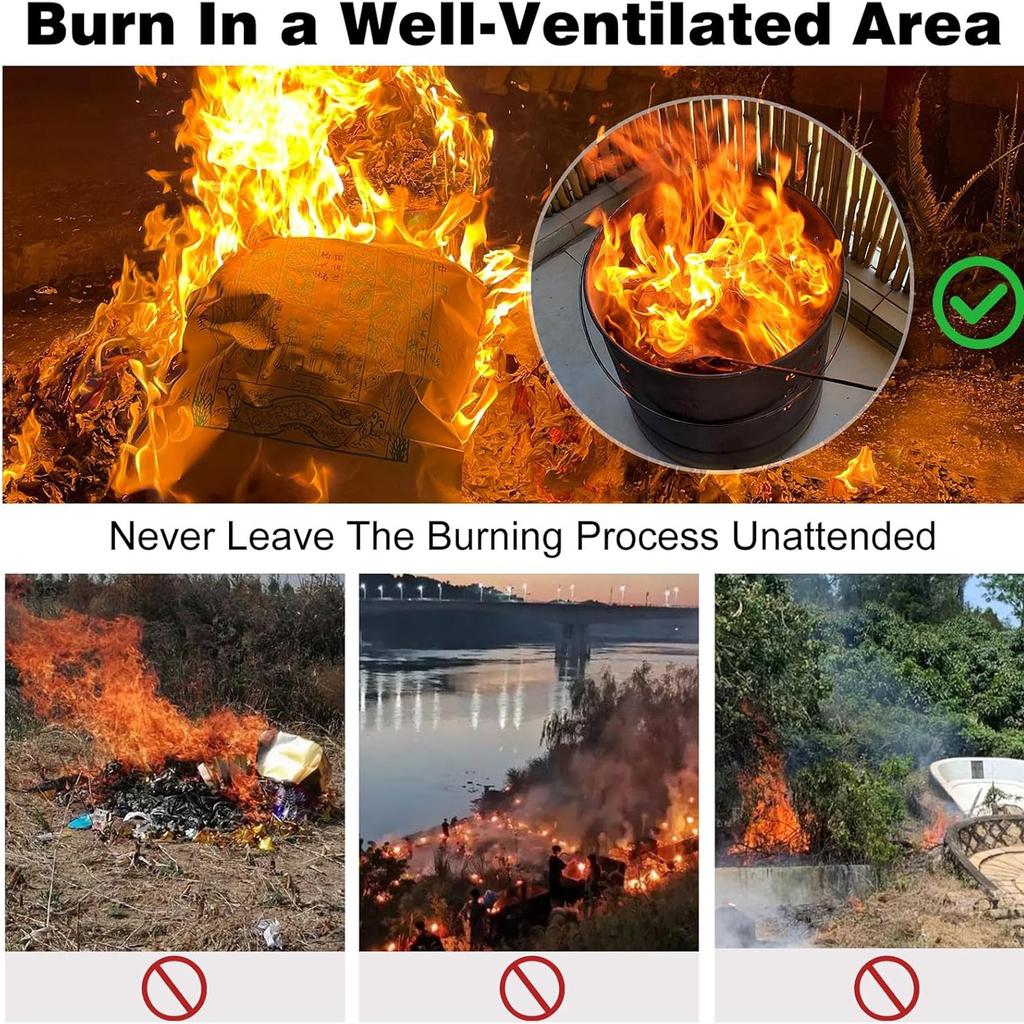 100 kusů papírových peněz Peníze pro předky Čínské tradiční požehnání Papírové peníze pro předky Peníze pro předky Sváteční obětní potřeby Čching-ming