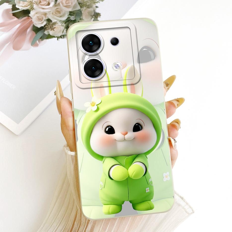 For Infinix Zero 30 5G Case X6731 Cute Rabbit Cartoon Cover Shockproof Phone Case For Infinix Zero 30 4G X6731B Zero30 Soft Bags