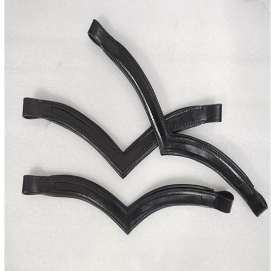 Empty Channel English Padded Bridle Parts Browbands 14 MM for Horse(Pack of 1).