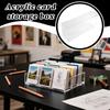 Acrylic Sports Cards Box Card Storage Box Magnetic Storage Box Transparent Deck Collection Organizer For Collectors Display
