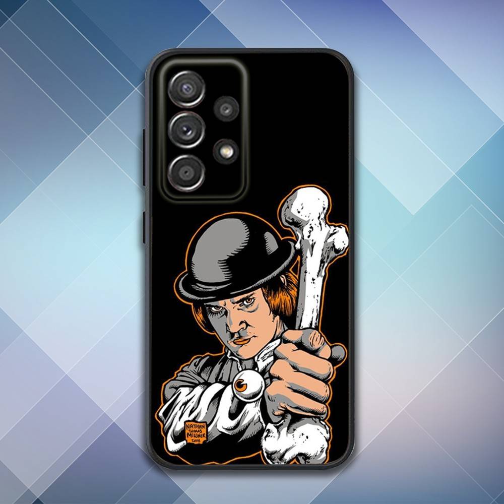 A C-Clockwork Orange Phone Case For Samsung S25,S24,S21,S22,S23,S30,Ultra,S20,Plus,Fe,Lite,Note,10,9,5G Black Cover